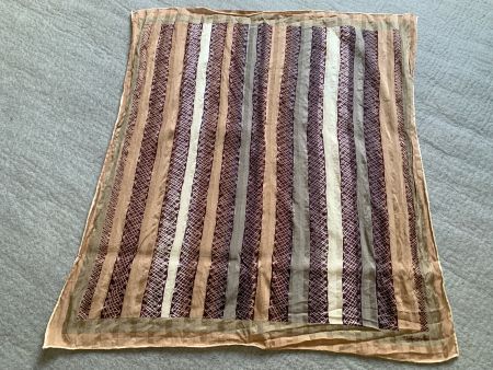 Fisba Stoffels Seidenschal Vintage 75 x 75 cm