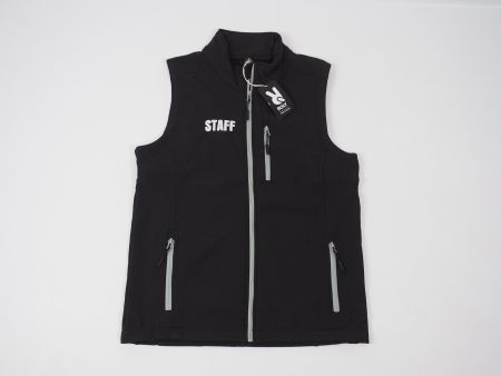 Softshell Gilet mit Beschriftung - Staff - Gr. M (19191)