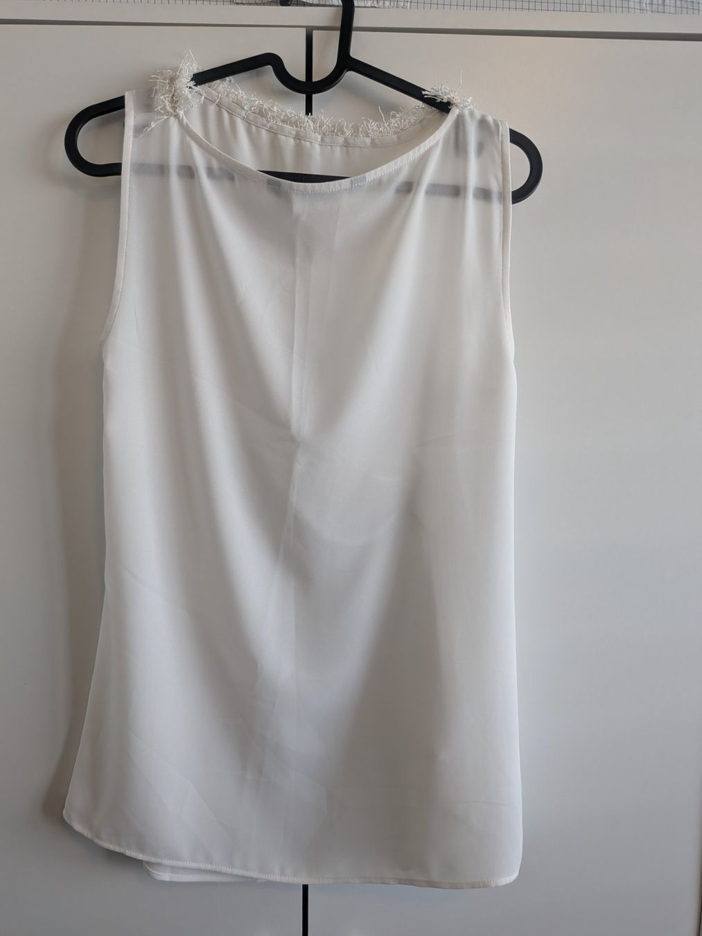 Zara Camicette: Zara Basic White Sleeveless Blouse - Pearl Detail S – Nuovo (secondo la descrizione) da Wettingen venduto da ann_hzb5 2