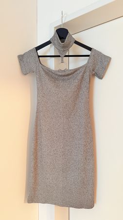 Mini Kleid in Grau NEU