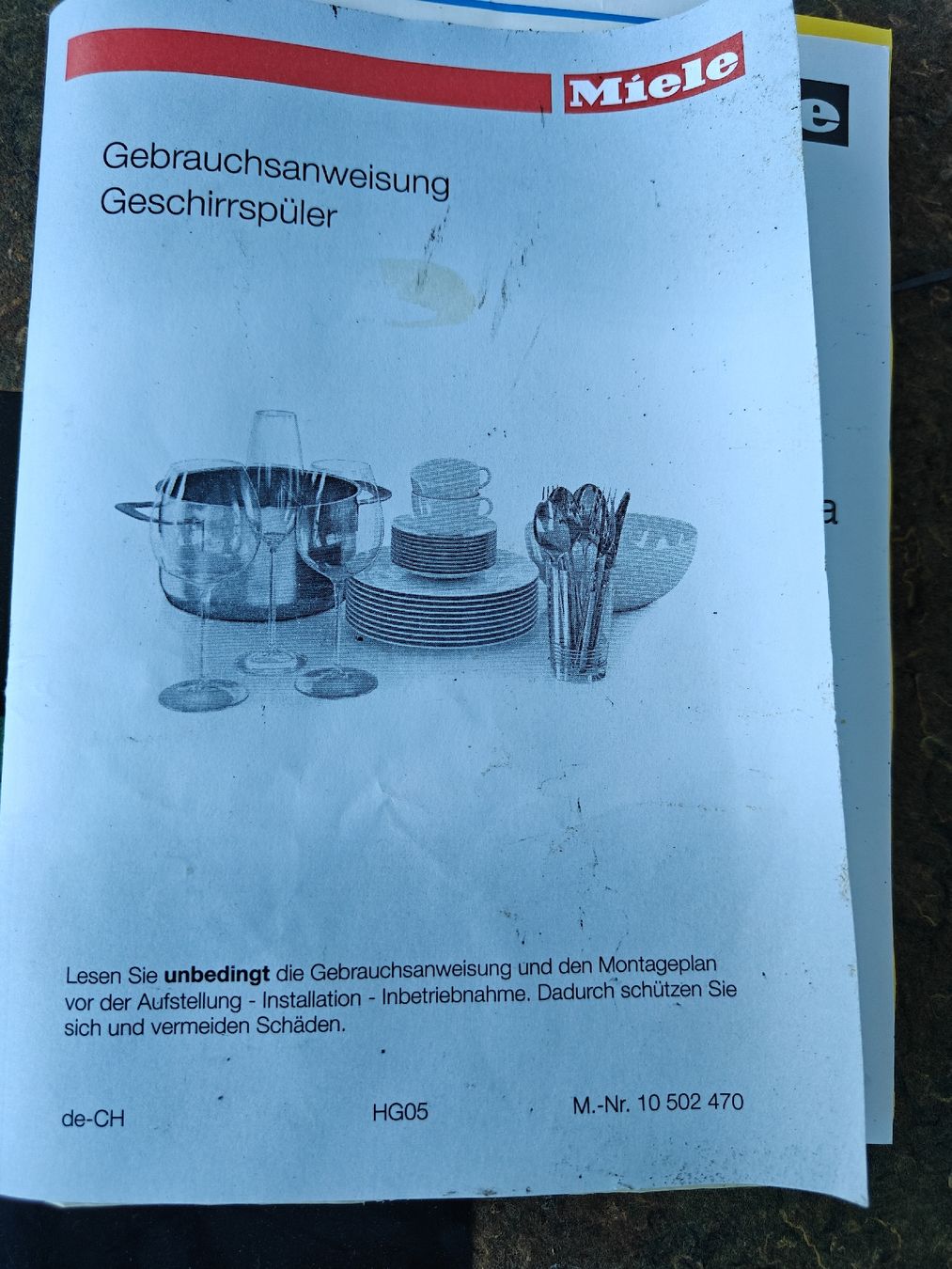 Geschirrspüler: Miele Geschirrspüler  – Gebraucht aus Oberwil BL von Julisa01 3
