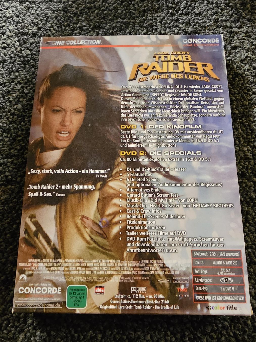 Tutti i DVDs: Tomb Raider DVD (19973) – Usato da Ruswil venduto da jan_bxl5 1