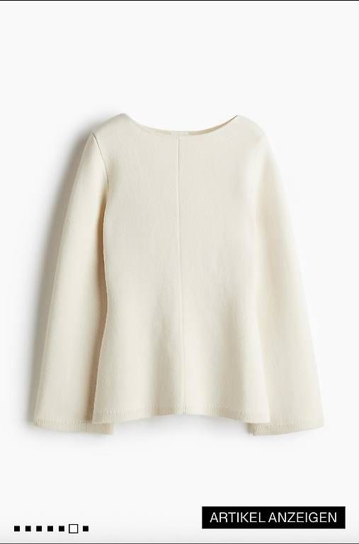 H&M Maglioni & Felpe: Pullover Wolle weiss H&M premium – Nuovo e nell'imballaggio originale da Zürich venduto da nisone 1