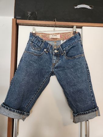 Original Vintage Levi's jeans shorts, knielang