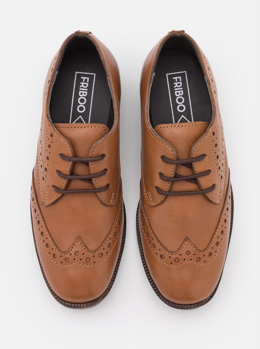 Friboo Scarpe da uomo: Friboo LEATHER - Schnürer - light brown, Gr. 36 – Usato da Ebnat-Kappel venduto da Molton 7
