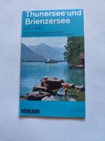 Vogelschaukarte Thunersee und Brienzersee BLS Karte Wande...