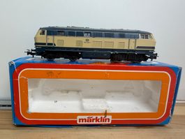 Spur H0 Märklin 3074 Br 216 der DB Ozeanblau/beige AC Analog