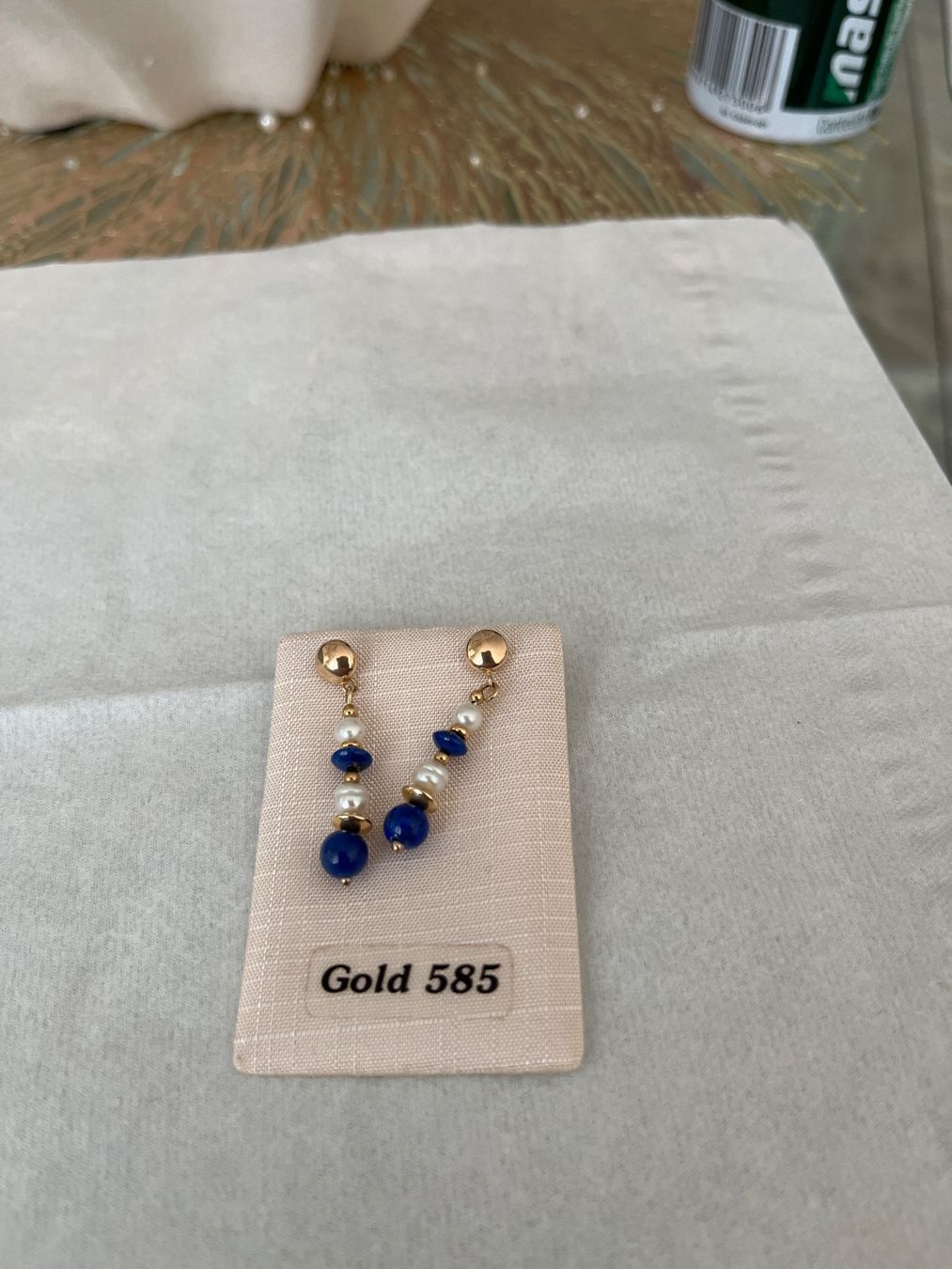 Orecchini pendenti & Orecchini a lobo: Ohrringe 14 kt Gold 585 mit Steine – Usato da Basel venduto da ML21 1