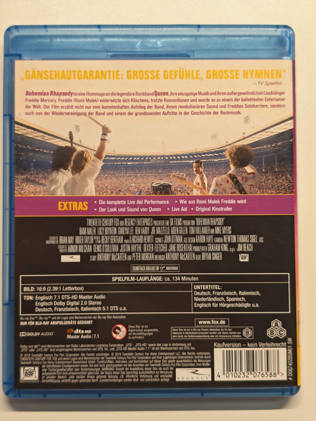 Tutti i DVDs: Bohemian Rhapsody – Usato da Liestal venduto da Kratzilla 2