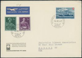 1947 - Pro Patria - Historische Bilder - Brief - MiF