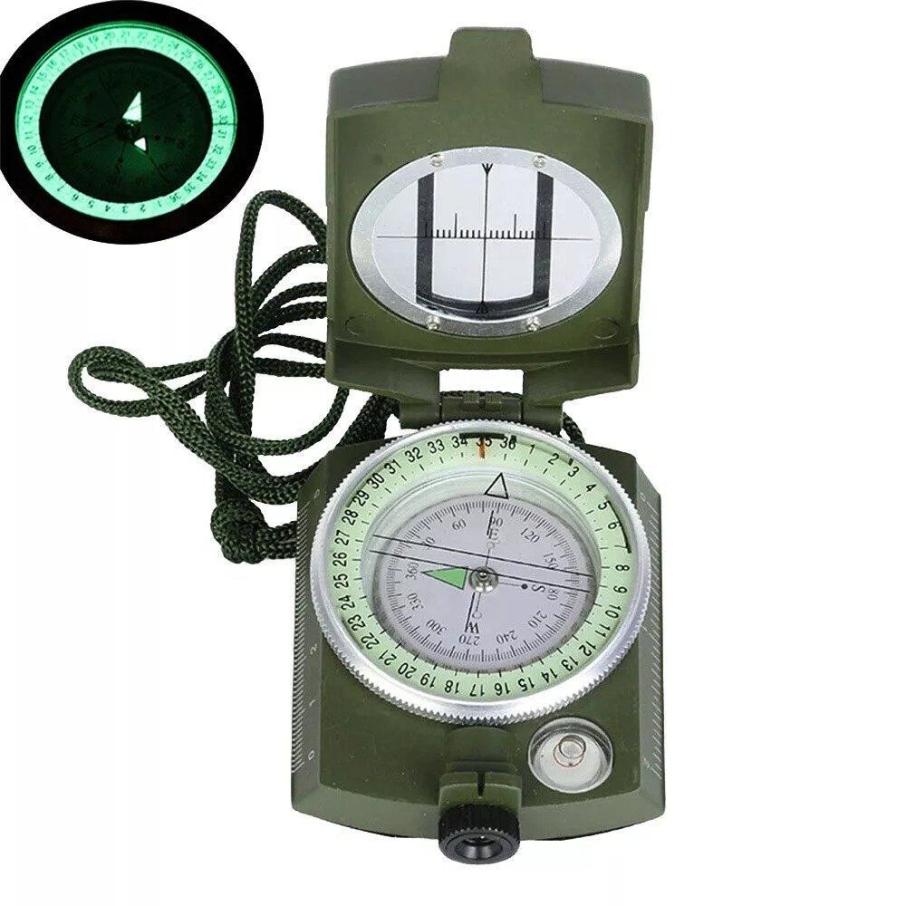 GPS & Strumenti di misurazione: Metallgehäuse  Armee kompass Marschkompass mit Beutel – Nuovo (secondo la descrizione) da Kirchdorf AG venduto da csnmclub 1