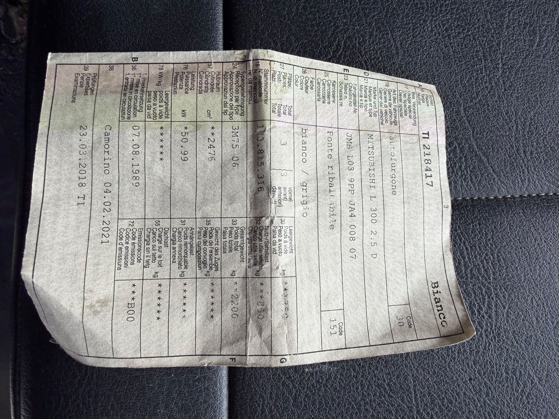 Mitsubishi Automobili: Mitsubischi L300 – Usato da Origlio venduto da Fabio_1994 8