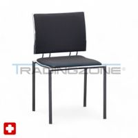 Dietiker Quadro Bistro-Stapelstuhl Schwarz