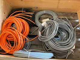 Posten Elektrokabel - Kupferkabel NEU