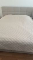 Pfister Boxspringbett Lorie 180x200 beige mit Bettkasten