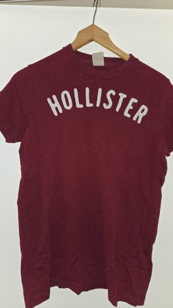 Hollister T-Shirt, bordeaux-rot, Grösse S, Top Zustand!