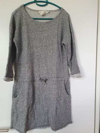 H&M Kleid, Grösse S, Grau Melange