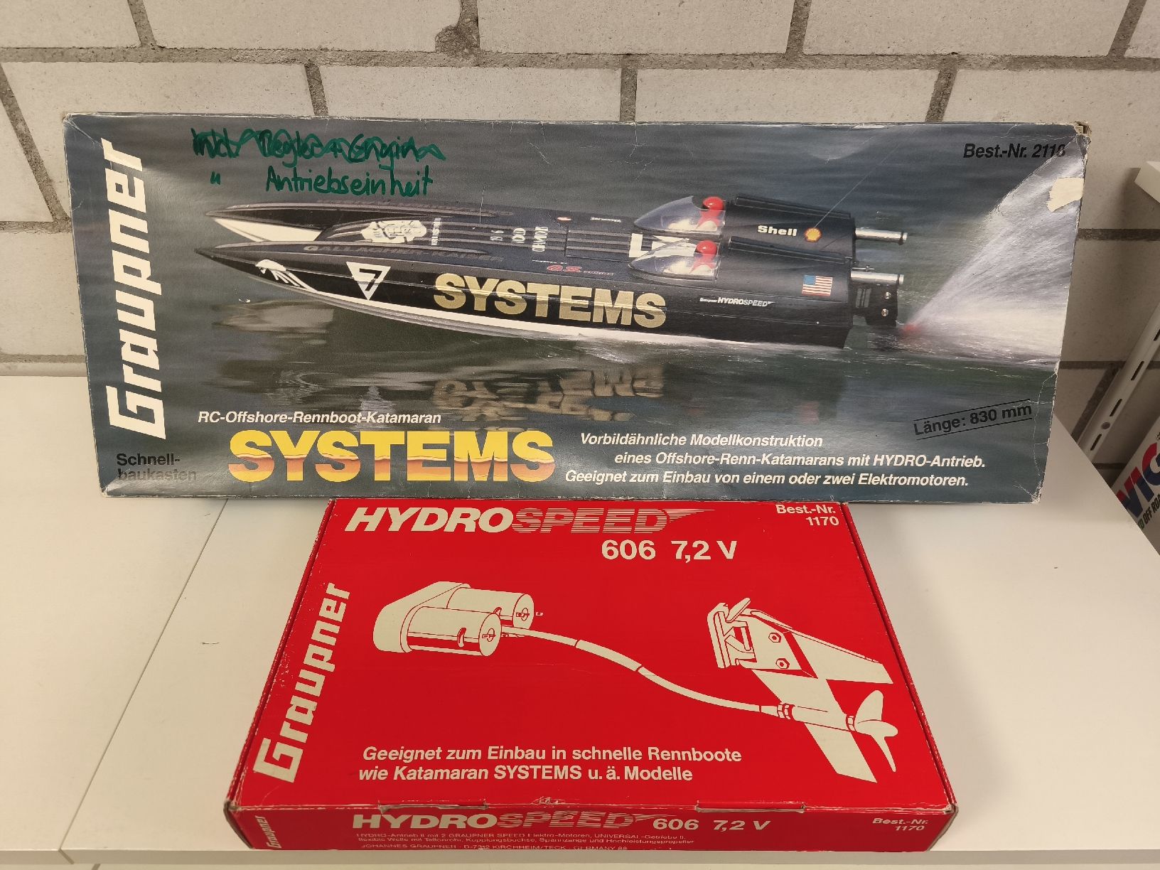 Graupner Modellismo RC: Graupner System inklusive Antrieb  – Nuovo e nell'imballaggio originale da Glattfelden venduto da Optimus-Prime
