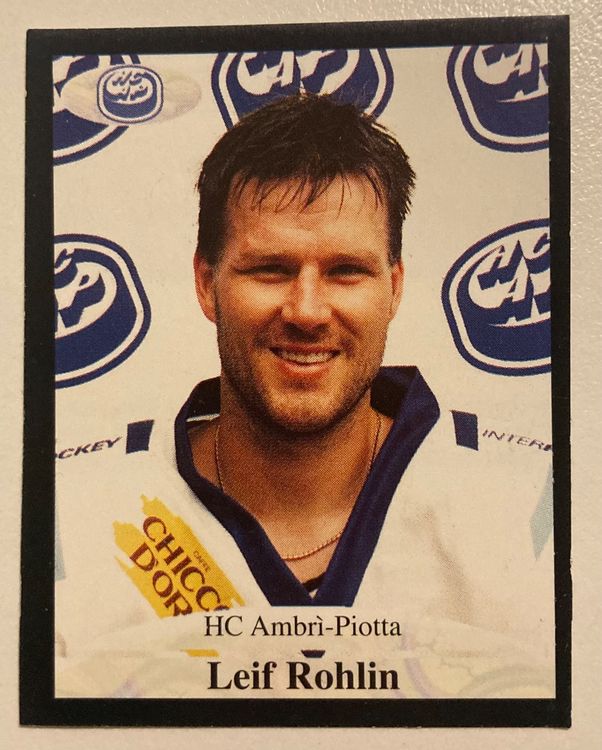 Panini 1999 Leif Rohlin HCAP HC Ambri Piotta (Usato) a Confignon per ...