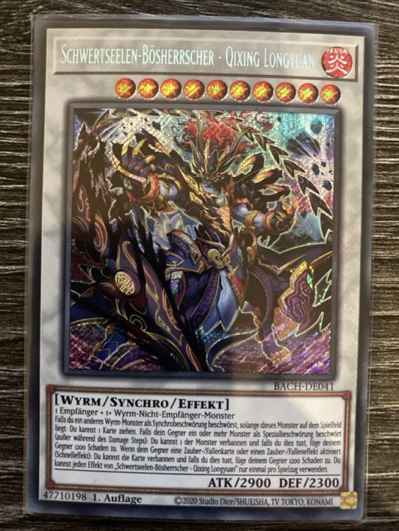 Yugioh Schwertseelen-Bösherrscher Qixing Longyuan BACH-DE041 2