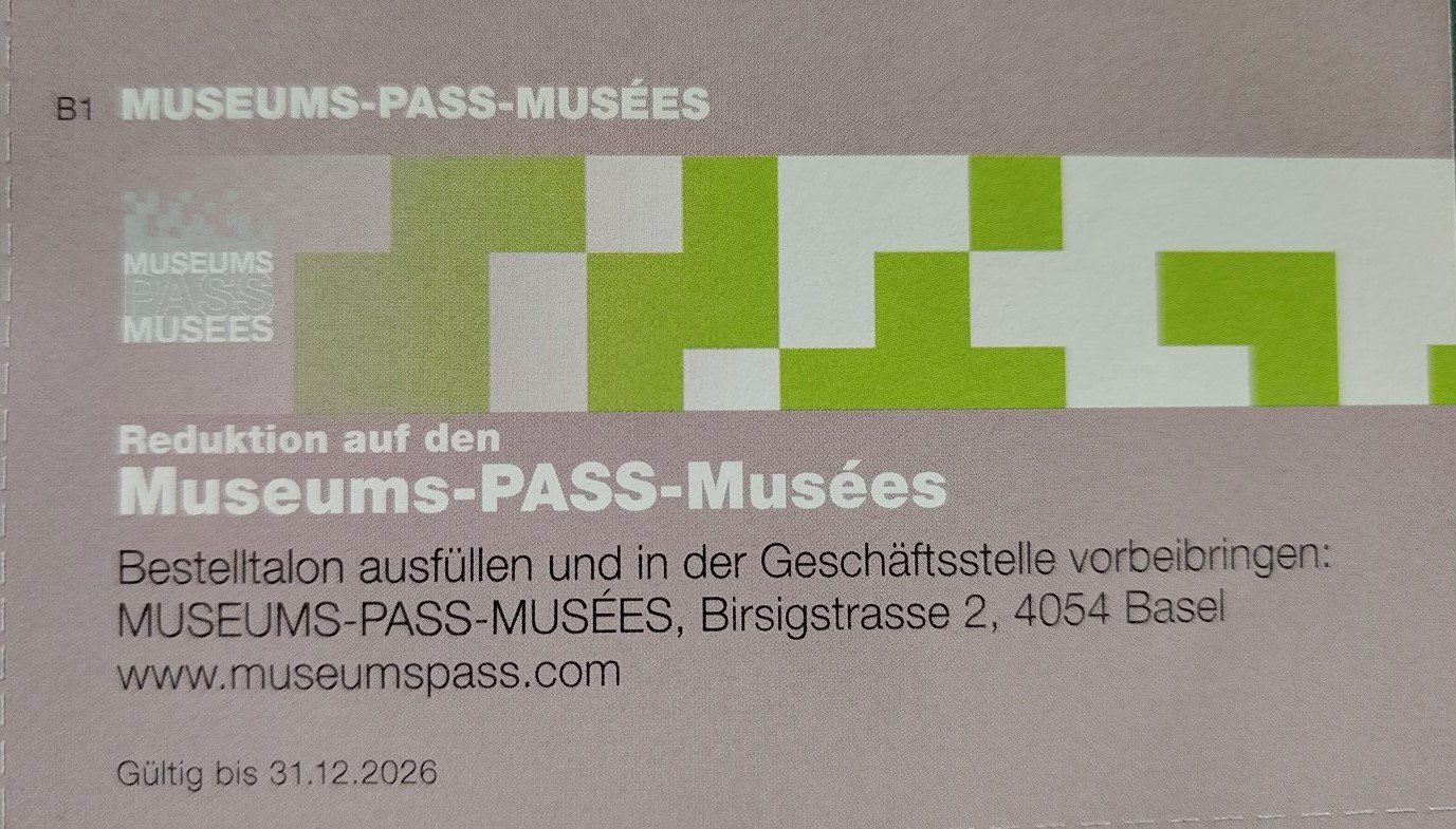 Buoni: Gutschein 14.- Rabatt auf Museums-PASS-Musées – Nuovo (secondo la descrizione) da Zürich venduto da Korolina