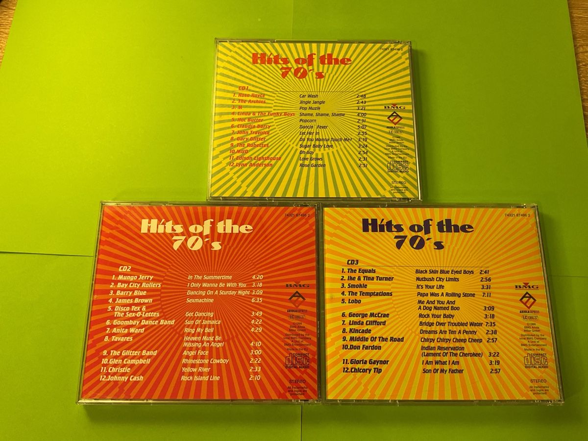 CD: Hits der 70er - Die grössten Disco-Klassiker, 3CDs – Usato da Steinach venduto da Quarkie 1