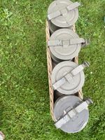 4 Schweizer Armee Munitionsbehälter