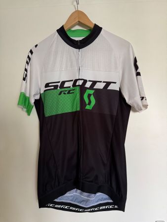 Scott (RC) Fahrrad-Trikot, weiss/schwarz/grün, Grösse L
