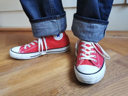 Converse rot High Gr. 43 neu 9 1/2