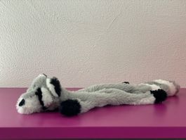 Hundespielzeug Plüsch Waschbär Quietscher