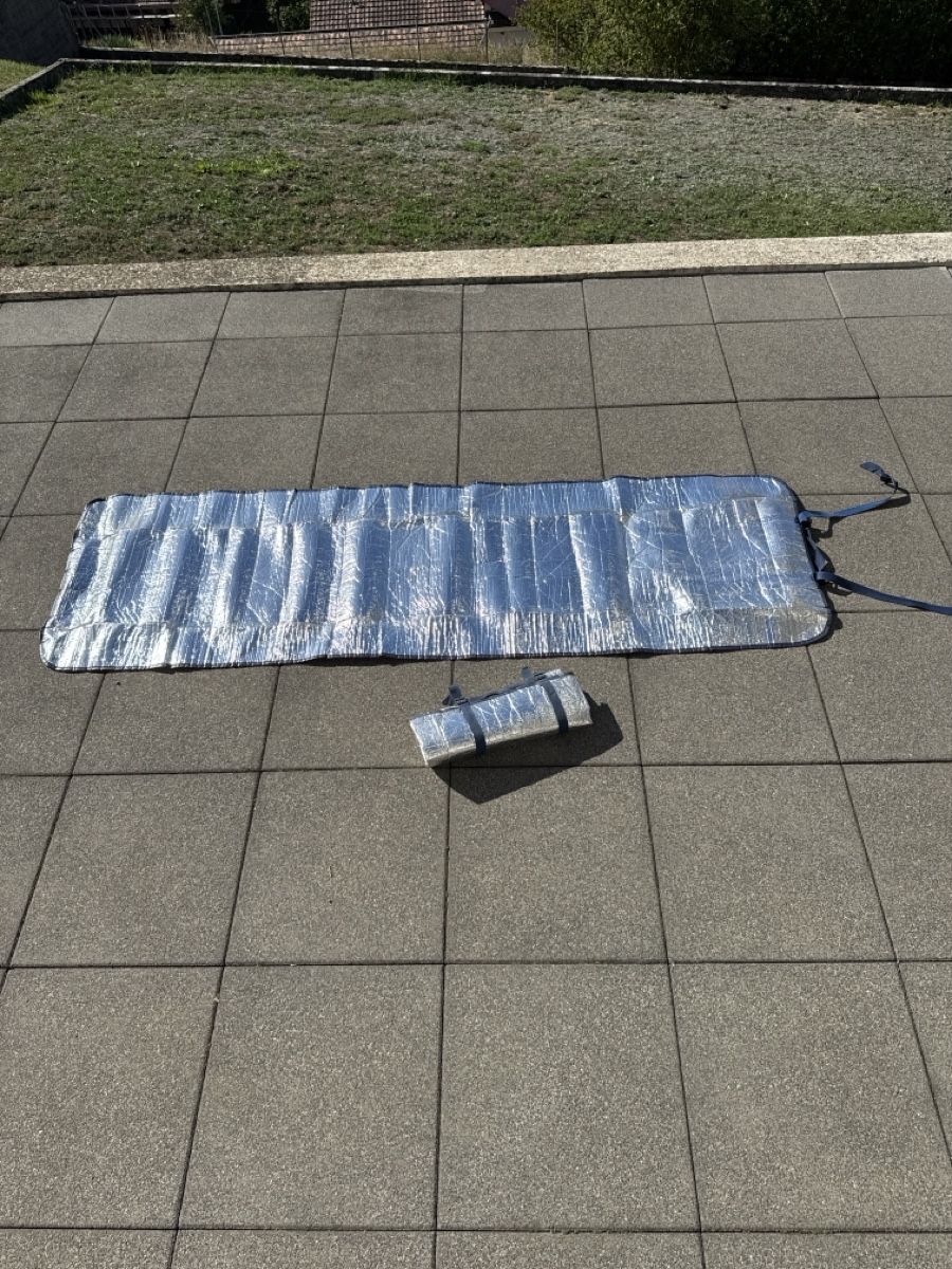 Tappetini fitness: 2 tapis de sol isolants argentés 185 cm – Usato da Vicques venduto da JU_2824 1