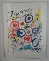Jean Tinguely – Farb-Wiedergabe, gerahmt, 79 × 59 cm