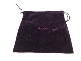 ASPREY LONDON Samtbeutel qadrat form