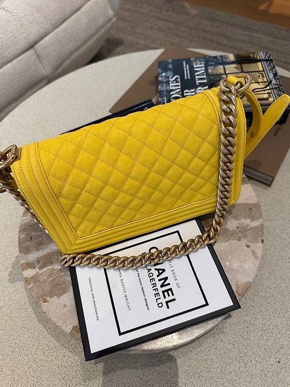 Chanel Borse: CHANEL BOY TASCHE GELB – Nuovo (secondo la descrizione) da Schwyz venduto da bofb 5