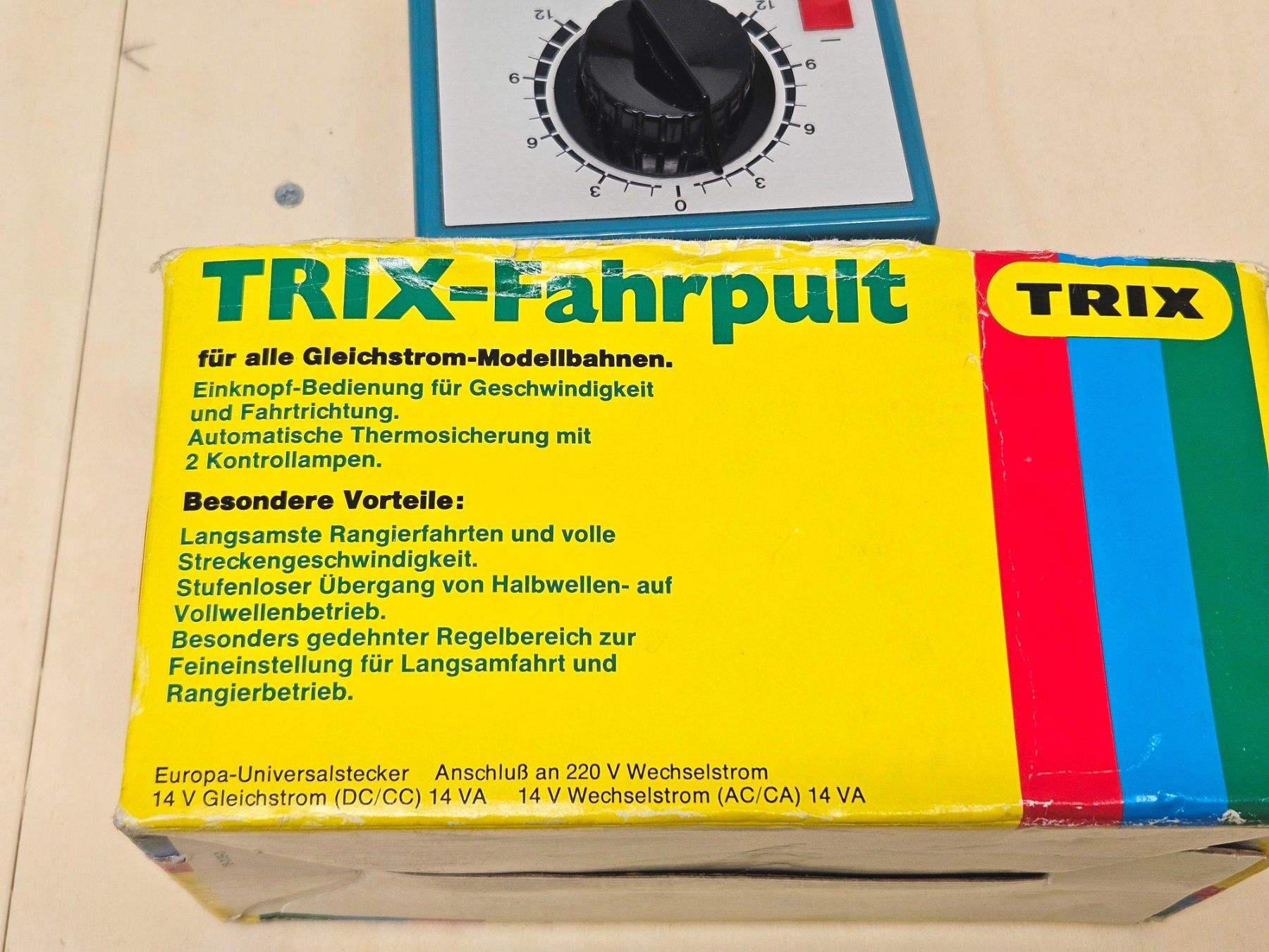 Trix Modellini di ferrovie: TRIX Fahrpult/Trafo, electronic – Usato da Oensingen venduto da Helo19