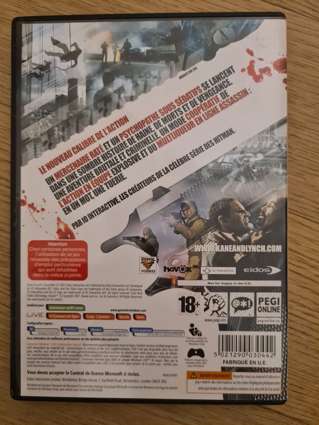 Giochi: Kane & Lynch: Dead Man (French Cover) - PC – Usato da Carouge GE venduto da Gasco 1
