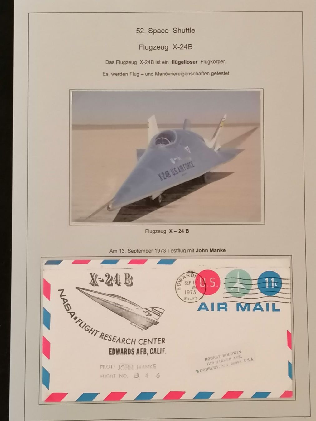Tutti i francobolli: Space Shuttle Enterprise und Columbia Briefe ud Briefmarken – Usato da Wangen an der Aare venduto da Ute 1