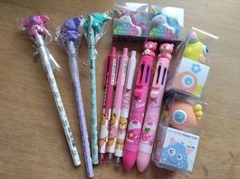 Schreibset Stift, Spitzer, Kugelschreiber