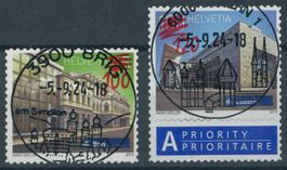 2024 - Bahnhöfe - Ersttag Voll Stempel ET