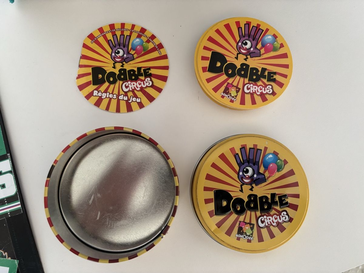 Giochi: Dobble Circus - Jeu de société - Comme neuf - Complet! – Usato da Sion venduto da tchana77