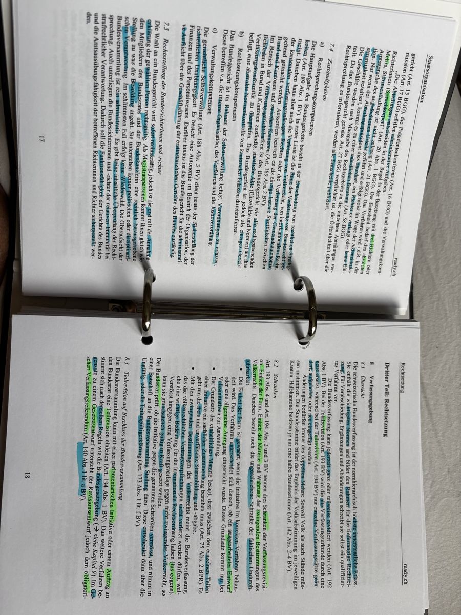 Libri: Ready Ordner Öffentliches Recht I – Usato da Zürich venduto da lil_ggs7 2