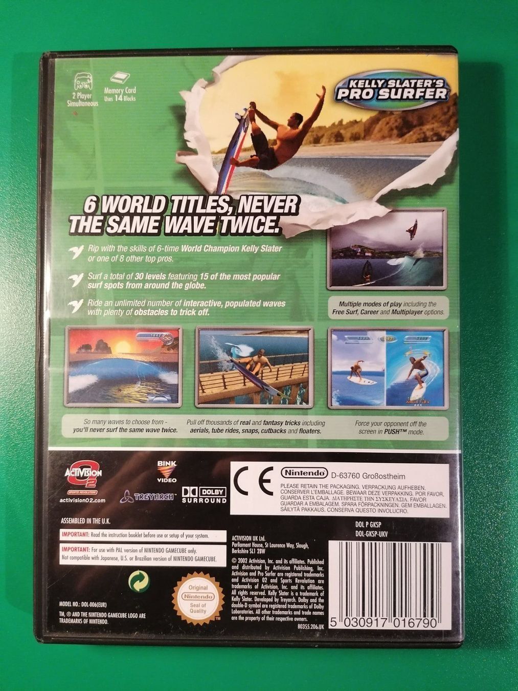 Jeux: Kelly Slater's Pro Surfer - Nintendo GameCube – D'occasion à Grindelwald par lego9 1