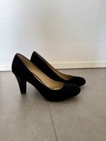 Geox Pumps schwarz Wildlederoptik Grösse 38 guter Zustand