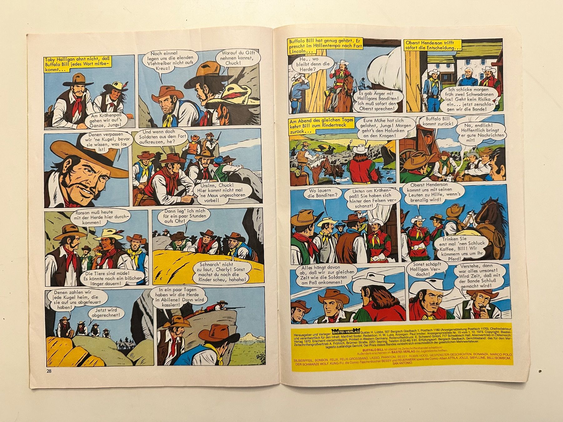 Comics: BUFFALO BILL BAND 390 von Bastei – Gebraucht aus Münsingen von Ganjam 7