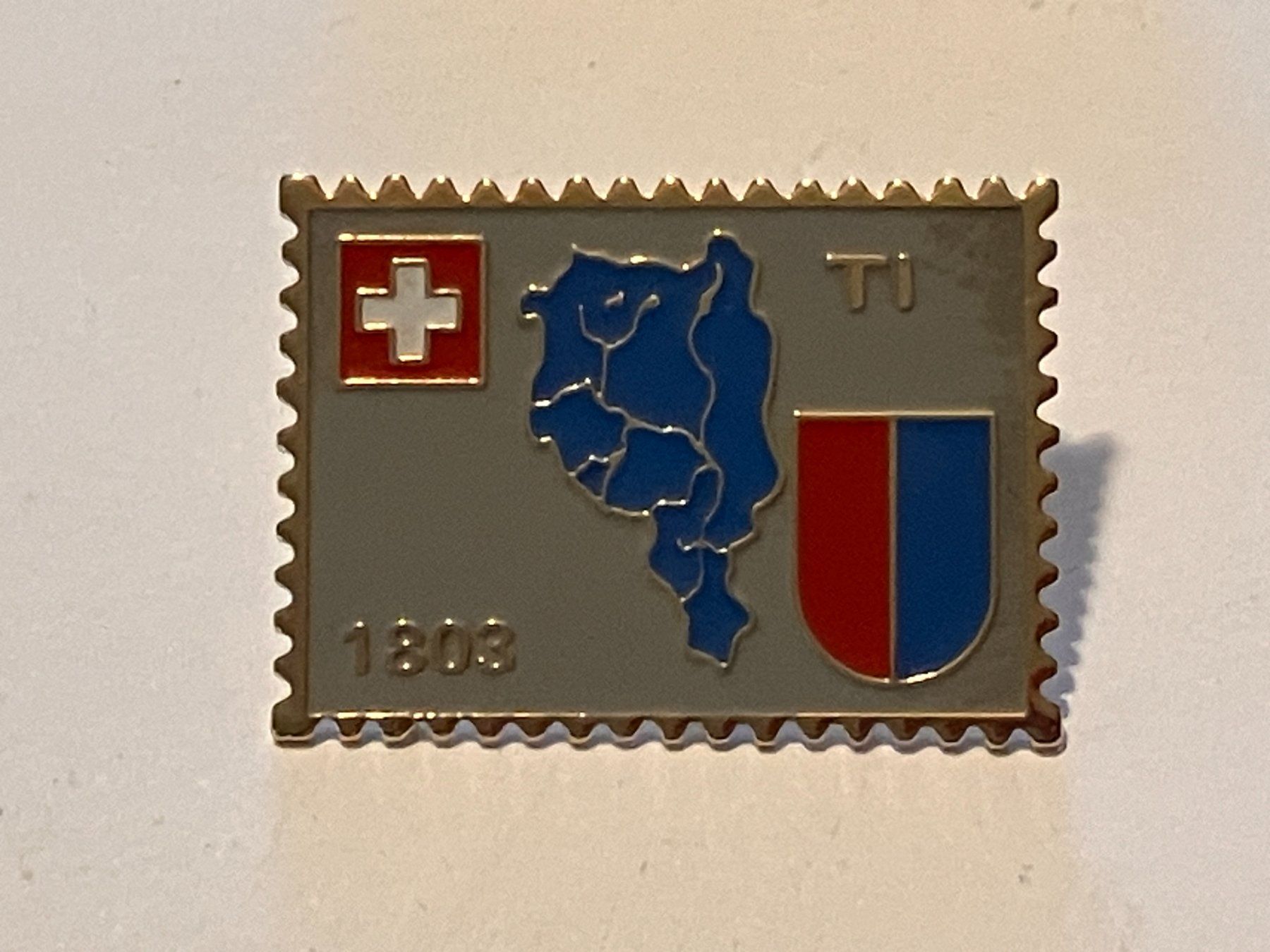 Placchette & Badge: 1 Pin TI Tessin 1803 – Usato da Basel venduto da djwwpp