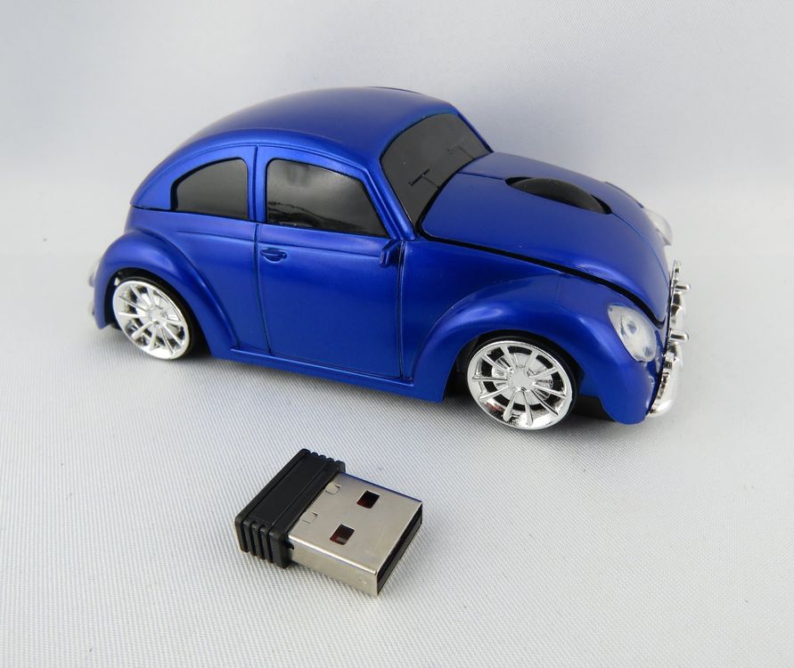 VW Käfer - COMPUTER MAUS - mit Licht - 2,4Ghz Wireless - Neu (Neu ...