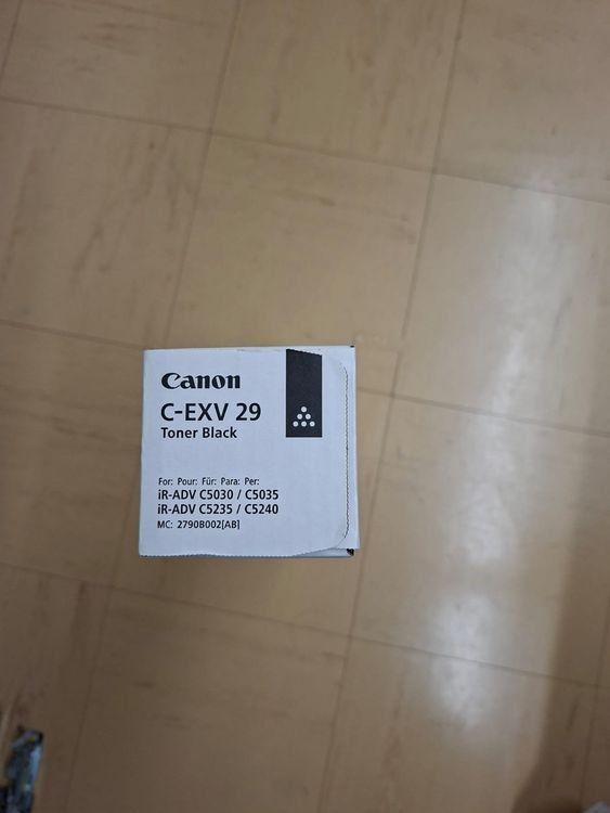 Canon Cartucce per stampanti & toner: Canon C-EXV 29 Toner Black – Nuovo e nell'imballaggio originale da Liestal venduto da CTEAG 1