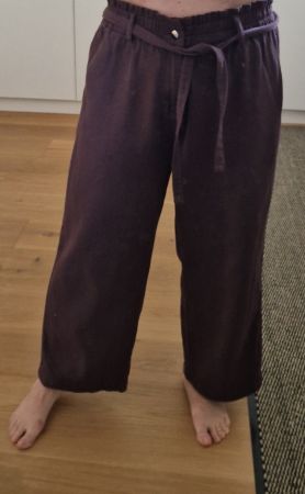 C&A Culotte, leicher Jeansstoff, braun, Gr. 42