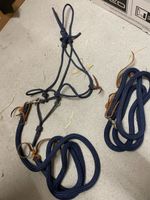 Hackamore Knotenhalfter mit Zügeln