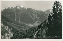 AK Zernez an der Ofenbergstrasse, Ofenpass, ungelaufen